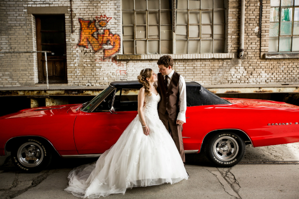 Dodge Coronet 500 Cabrio als Hochzeits"<span id=